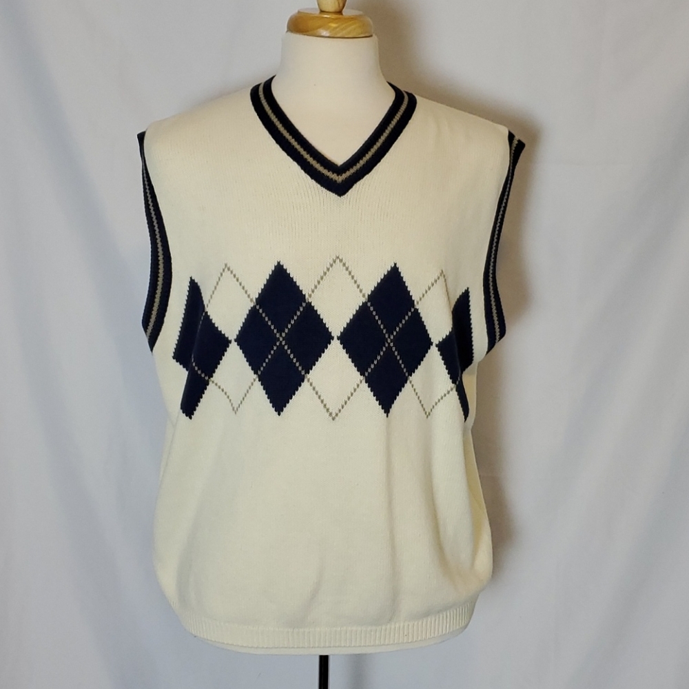 Results argyale knit vest, XXL, costume use